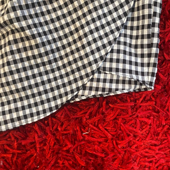 White and black print mini skirt - Picture 3 of 3